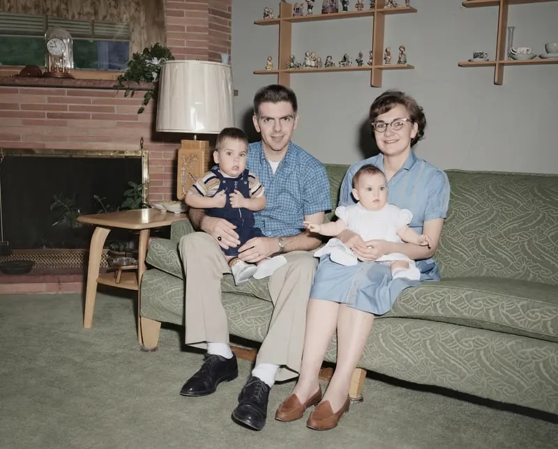 Foto colorizada pela IA