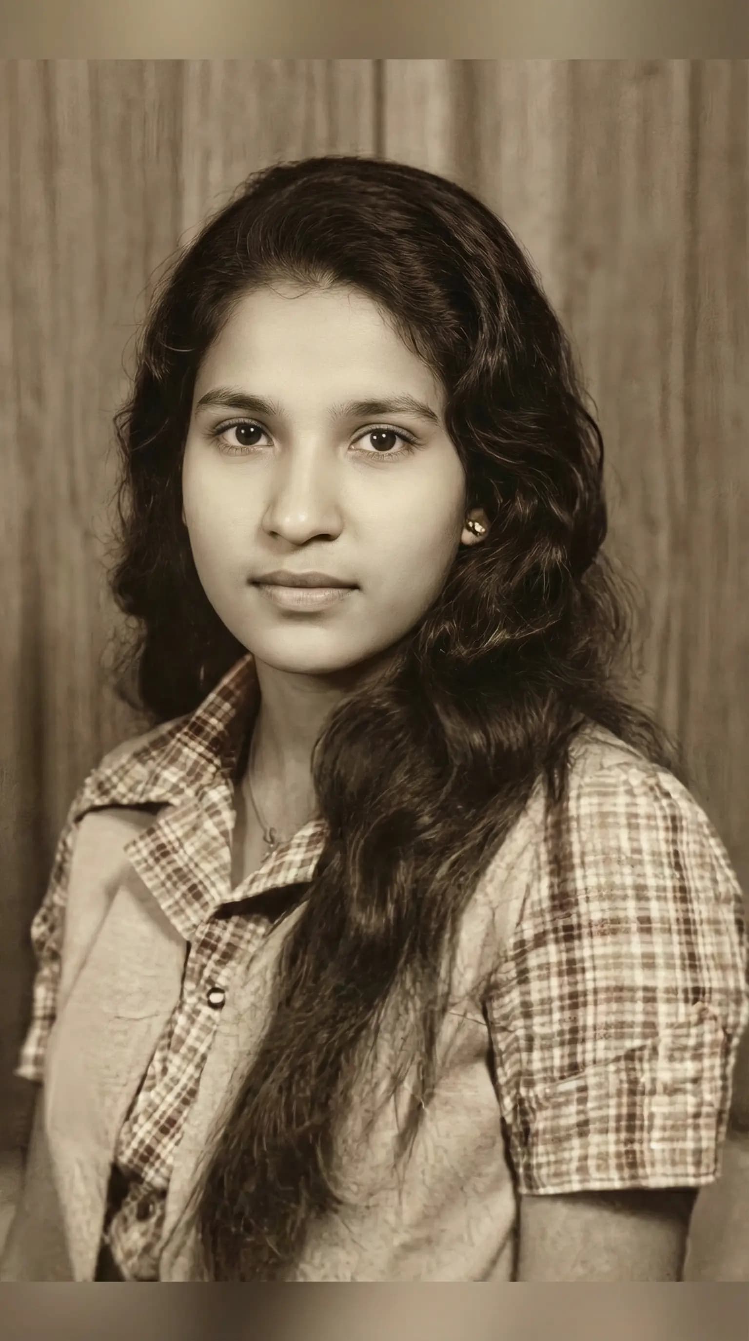 Retrato restaurado pela RestauraAI em alta resolução