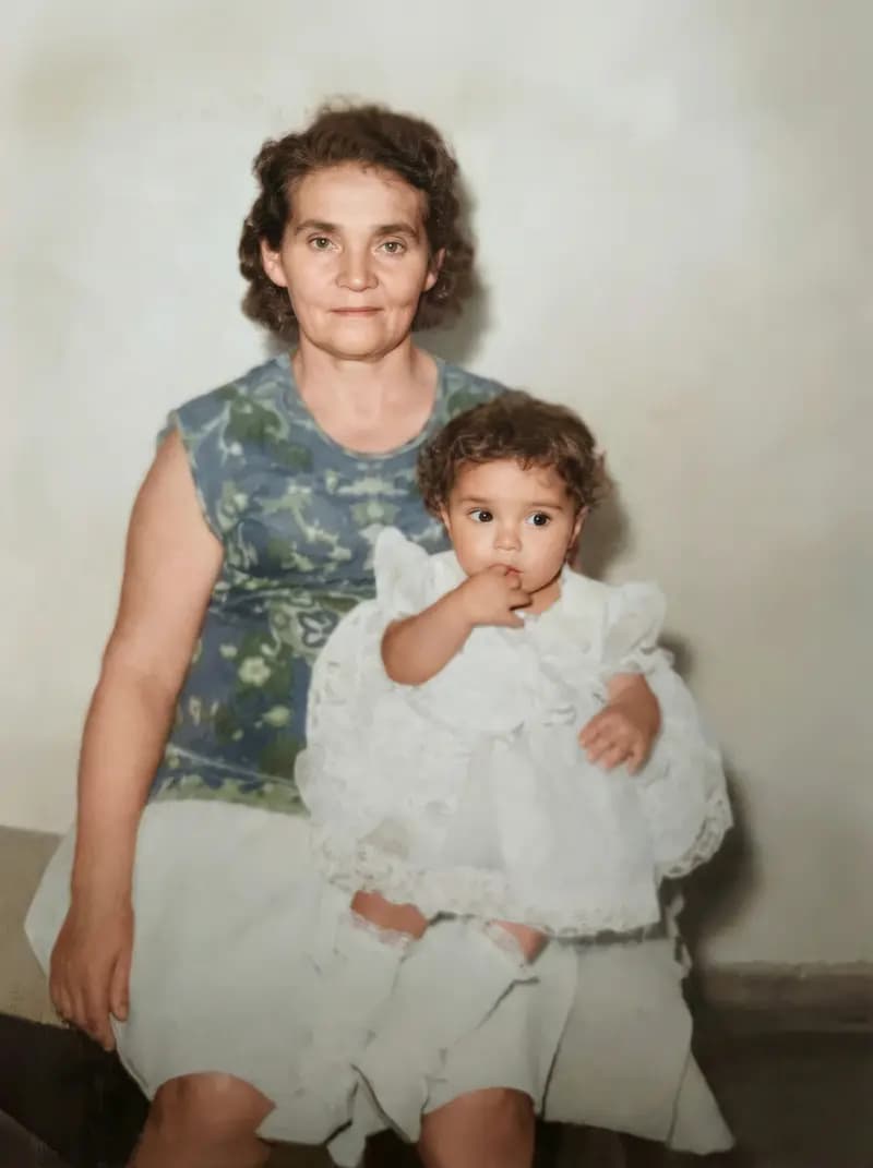 Foto com cores restauradas